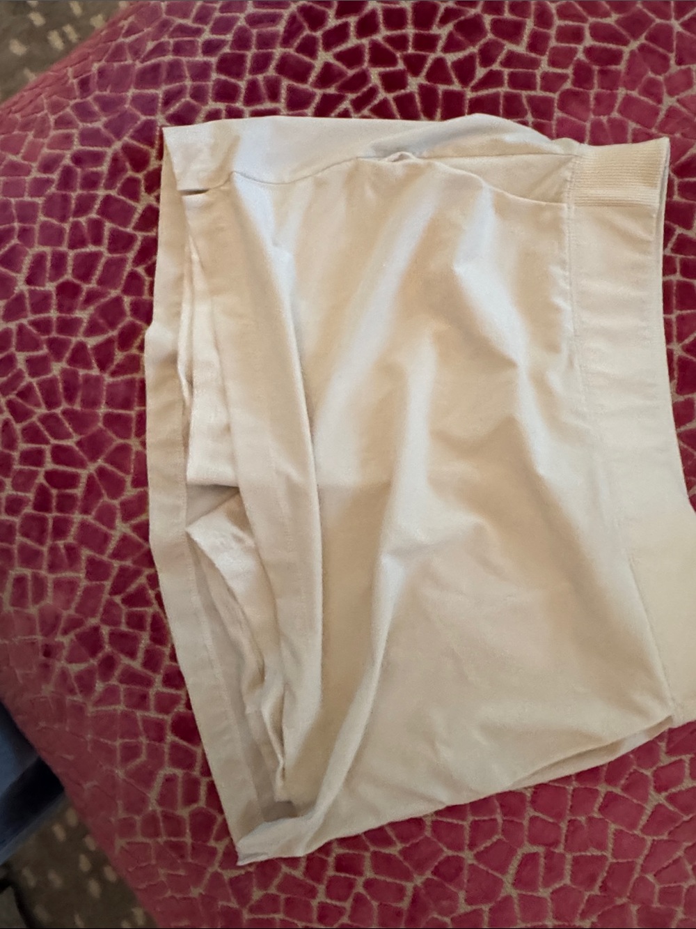 Athleta Cream Performance Mini Skort